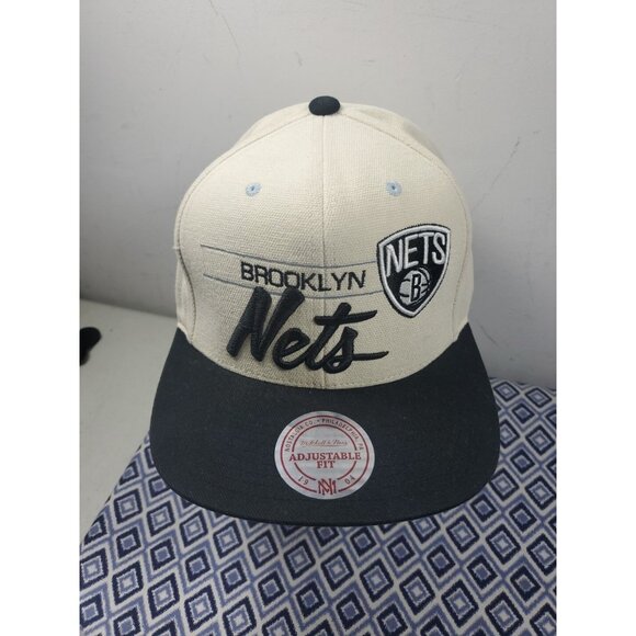 Mitchell & Ness NBA Brooklyn Nets Snapback Hat Cap - Picture 12 of 16